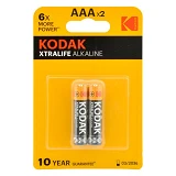 Батарейка Kodak XtraLife alk щелочная AAA/LR03 2шт