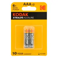 Батарейка Kodak XtraLife alk щелочная AAA/LR03 2шт                                                  