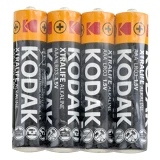 Батарейка Kodak XtraLife alk лужна AAA / LR03 мікропальчик 4шт