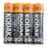 Батарейка Kodak XtraLife alk щелочная AAA/LR03 микропальчик 4шт                                     