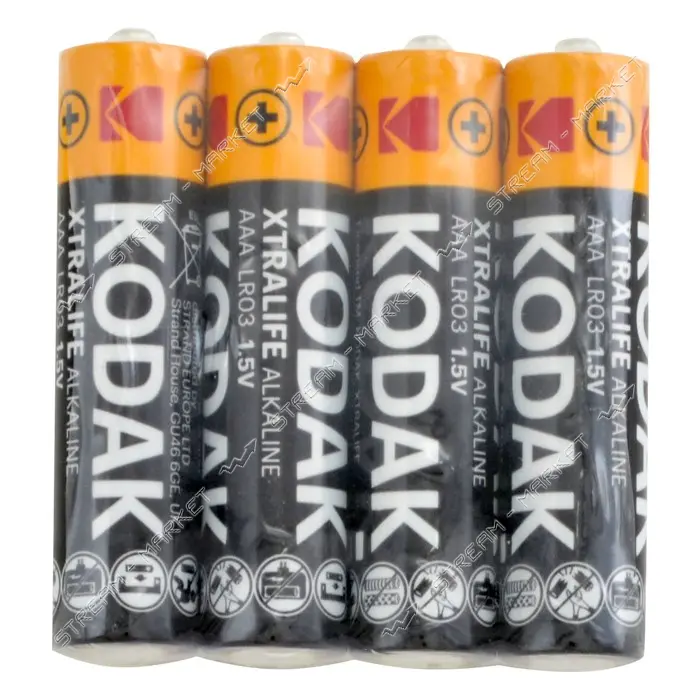 Батарейка Kodak XtraLife alk лужна AAA / LR03 мікропальчик 4шт
