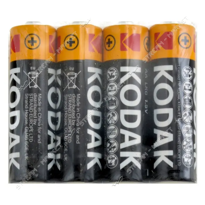 Батарейка Kodak XtraLife alk щелочная AA/LR06 пальчик 4шт                                           