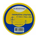 Изолента ПВХ Аcko 19x0.13мм 20м желто-зеленая