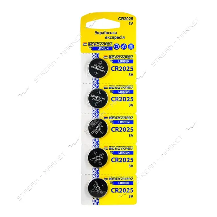 Батарейка Аcko литиевая CR2025 blister 5                                                            