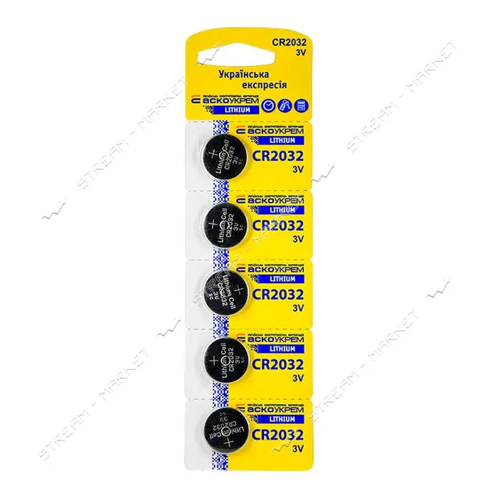 Батарейка Аcko литиевая CR2032 blister 5
