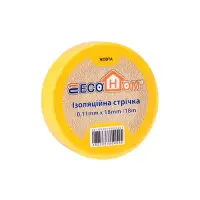 Изолента ПВХ Аcko ЭКО 18x0.11мм 18м желтая                                                          