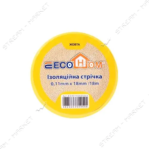 Изолента ПВХ Аcko ЭКО 18x0.11мм 18м желтая