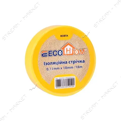 Изолента ПВХ Аcko ЭКО 18x0.11мм 18м желтая