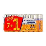 Батарейка АСКО щелочная AA/LR06 пальчик 7 плюс 1 Акция                                              