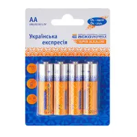Батарейка Аcko лужна AA/LR06 пальчик на блістері 4шт                                                
