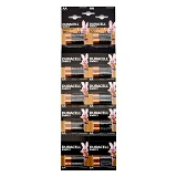 Батарейка Duracell щелочная АА/LR06 "пальчик" отрывной блистер 20шт