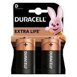 Батарейка Duracell щелочная D/LR20 большой бочонок блистер 2шт
