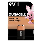 Батарейка Duracell щелочная 6LR61 крона 1шт блистер