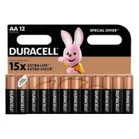 Батарейка Duracell щелочная ААА/LR03 микропальчик 12шт коробка                                      