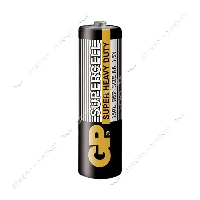 Батарейка GP Supercell солевая AA/R6 2 шт