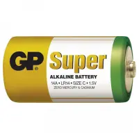 Батарейка GP Super лужна C/LR14 середній бочонок 2шт                                                