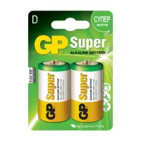 Батарейка GP Super D/LR20 большой бочонок 2шт                                                       