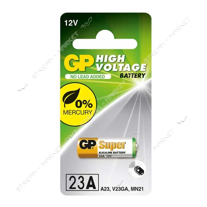 Батарейка GP Super щелочная A23 12 V на блистере для звонков 1шт