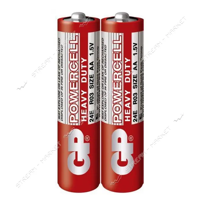 Батарейка GP Powercell солевая AAA/R3 2 шт