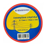 Изолента ПВХ Аcko 19x0.13мм 10м красная