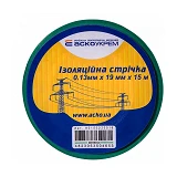 Изолента ПВХ Аcko 19x0.13мм 15м зеленая                                                             