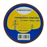 Изолента ПВХ Аcko 19x0.13мм 20м коричневая                                                          