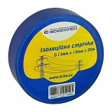 Изолента ПВХ Аcko 19x0.13мм 20м синяя
