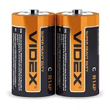 Батарейка Videx C/R14P средний бочонок 2шт                                                          