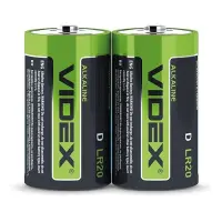 Батарейка Videx щелочная D/R20 2 шт                                                                 