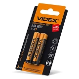 Батарейка Videx солевая AAA/R03P микропальчик блистер 2шт                                           