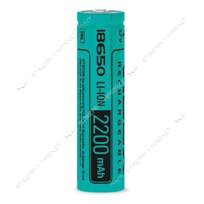 Аккумулятор Videx Li-ion 18650 2200mAh 3.7V без защиты                                              