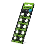 Батарейка Videx часовая щелочная AG8/LR1120 на блистере круглая 10шт