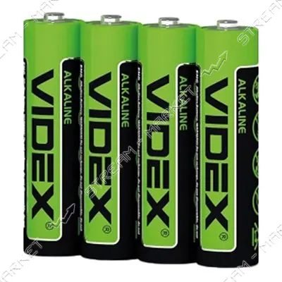 Батарейка Videx щелочная AAA/LR03 микропальчик 4шт                                                  