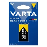 Батарейка Varta Super Heavy Duty  солевая 6F22 /9v крона блистер                                    