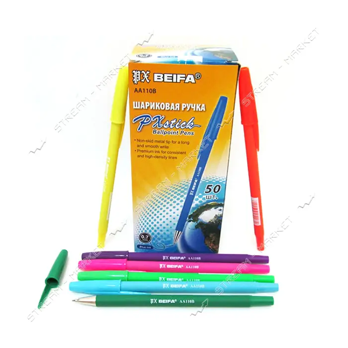 Ручка шариковая Beifa AA110B синяя                                                                  