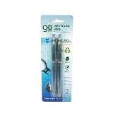 Ручка шариковая Beifa KB168001 Go green блистер 2шт черные