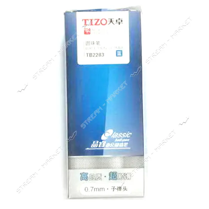 Ручка шариковая Techjob Tizo TB2283 автоматическая 0.7мм синяя