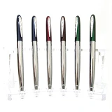 Ручка шариковая Baixin BP903C металлическая поворотная синяя