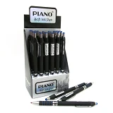 Ручка шариковая Piano PB-165 автоматическая синяя                                                   