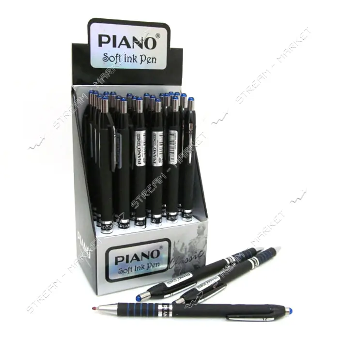 Ручка шариковая Piano PB-165 автоматическая синяя                                                   