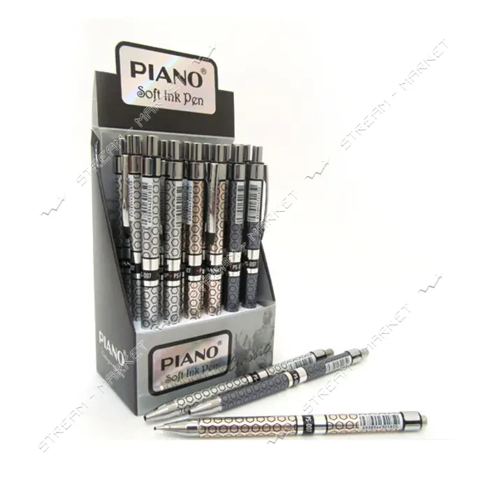 Ручка масляная Piano PS-007 автоматическая синяя