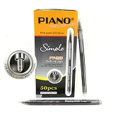 Ручка масляная Piano PT-1155bk Simple черная                                                        