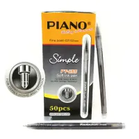 Ручка масляная Piano PT-1155bk Simple черная                                                        