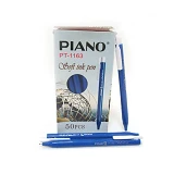 Ручка масляная Piano PT-1163 автоматическая синяя