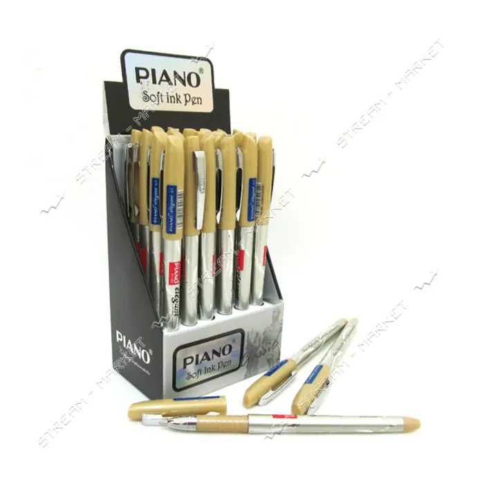 Ручка масляная Piano PT-185 Elegant синяя                                                           