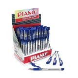 Ручка масляная Piano PT-195-C-blu Classic синяя