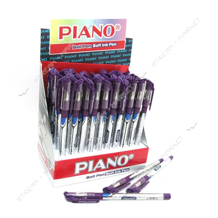 Ручка масляная Piano PT-195-C-vio Classic фиолетовая                                                