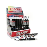 Ручка масляная Piano PT-201 автоматическая синяя