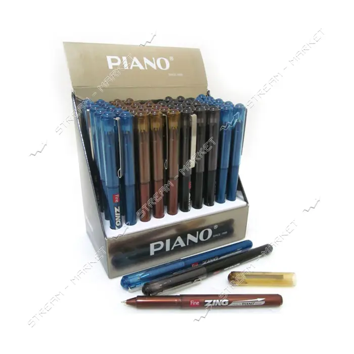 Ручка масляная Piano PT-225 Zing синяя