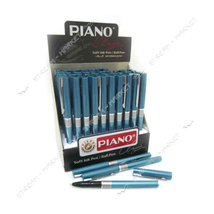 Ручка масляная Piano PT-263 black черная                                                            